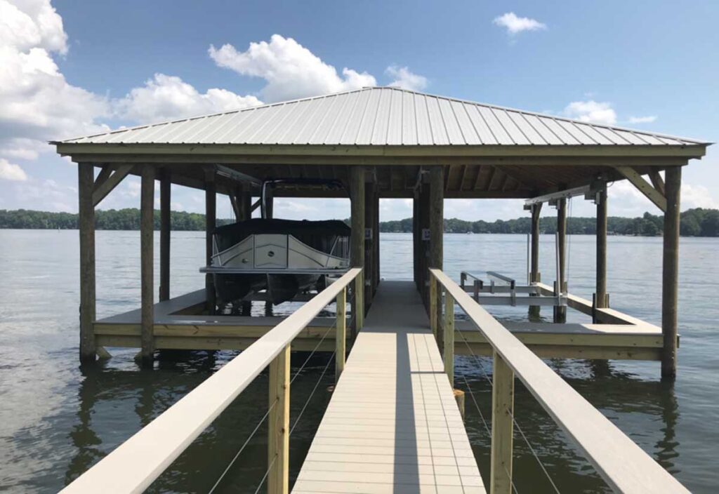 Custom Boat Docks – Lake Norman Custom Dock & Pile Driving, Inc